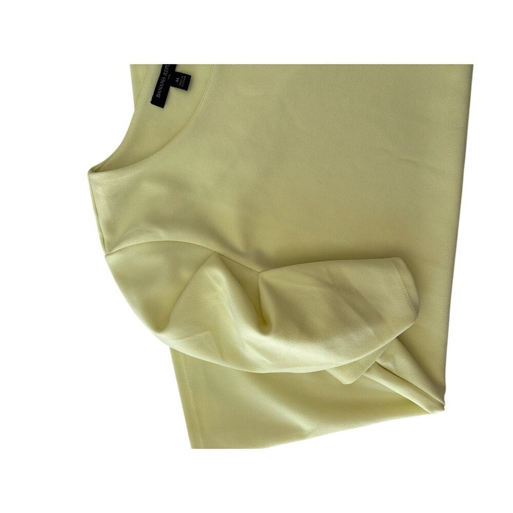 Banana Republic Yellow Puff Sleeve Blouse Women’s Medium Stretch Career Top - Picture 5 of 10